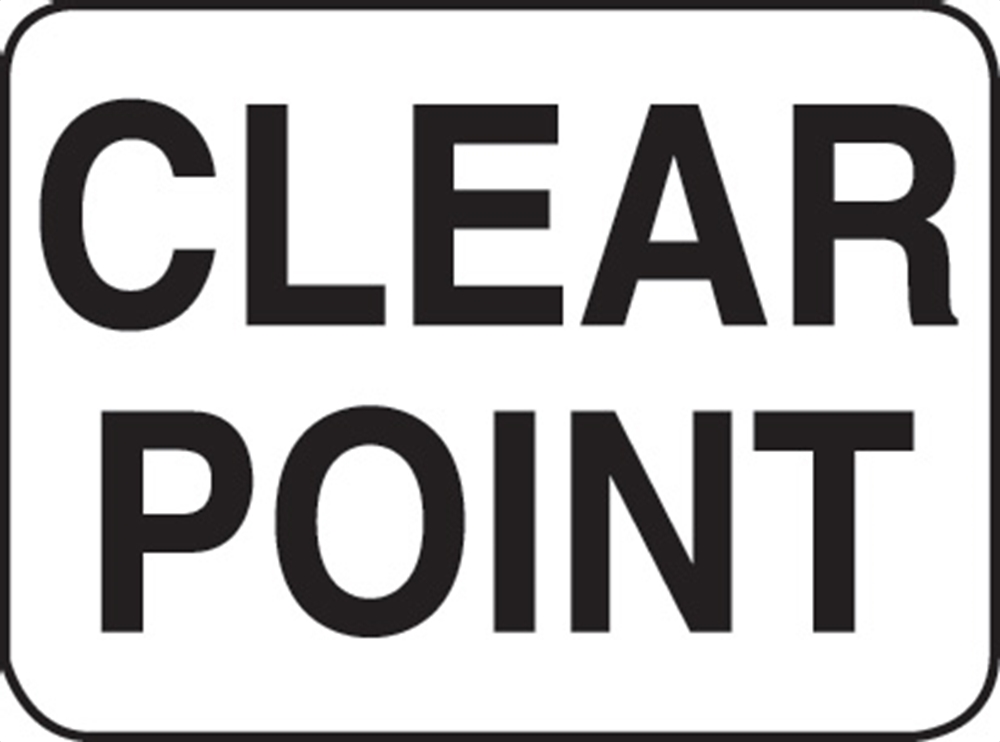 Clear Point - Aluminum 12" x 15" x .080"